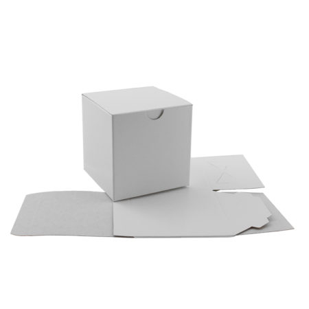 White Gift Boxes - 4x4x4