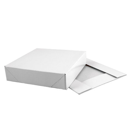 White Gift Boxes - 8.5x8.5x2 (2 piece)