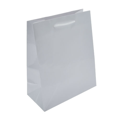 Euro Tote Gloss White - 8x4x10 - Siemer Paper Products